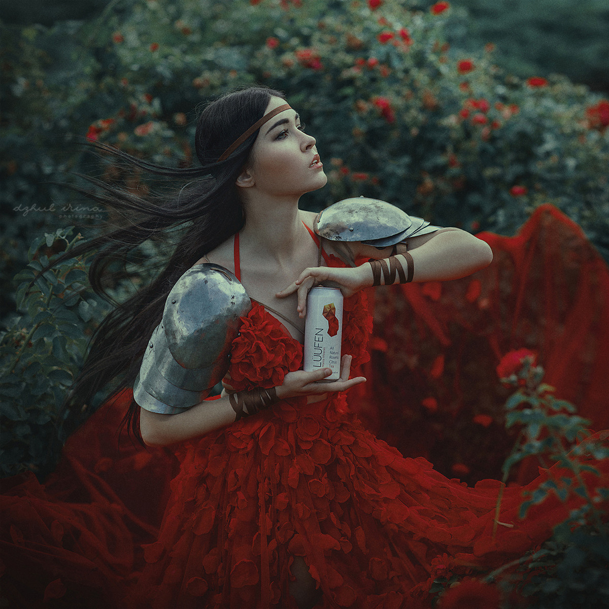 Shooting for the brand. Vikings drink LUUFEN. Roseship citrus tea. Art photographer in Amsterdam, the Netherlands Irina Dzhul