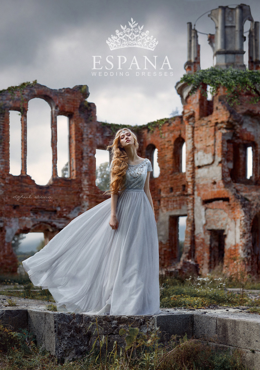 Photoshoot for the wedding dress brand. Art photographer in Amsterdam, the Netherlands Irina Dzhul