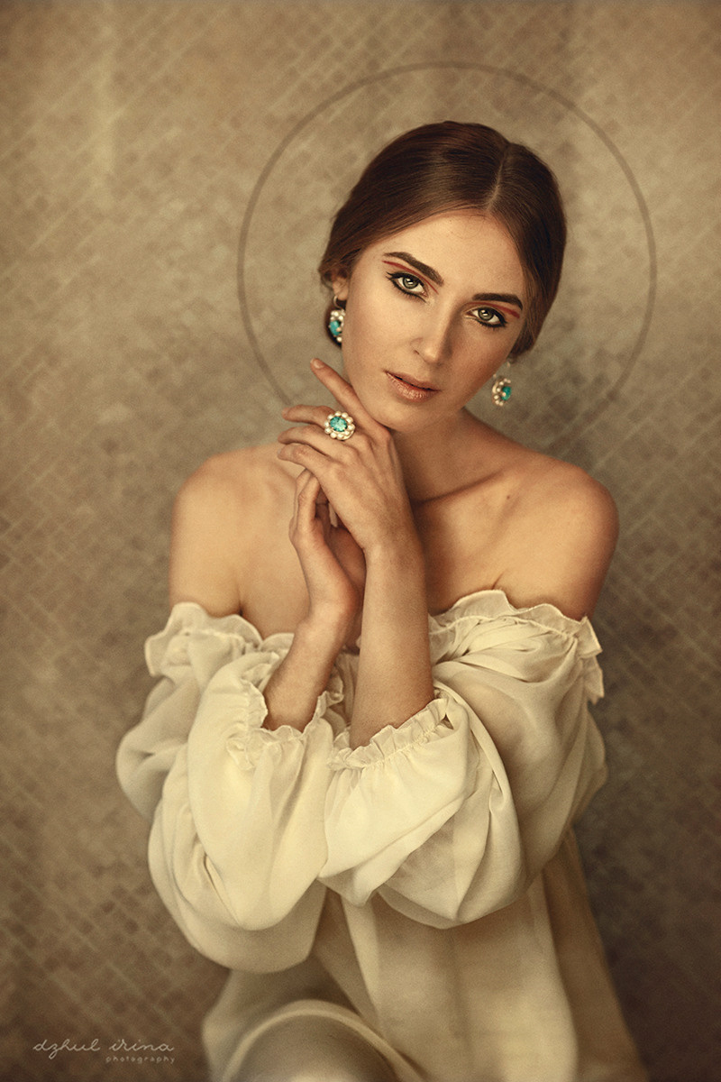 Brand photoshoot for Jewellery Byzantium. Art photographer in Amsterdam, the Netherlands Irina Dzhul