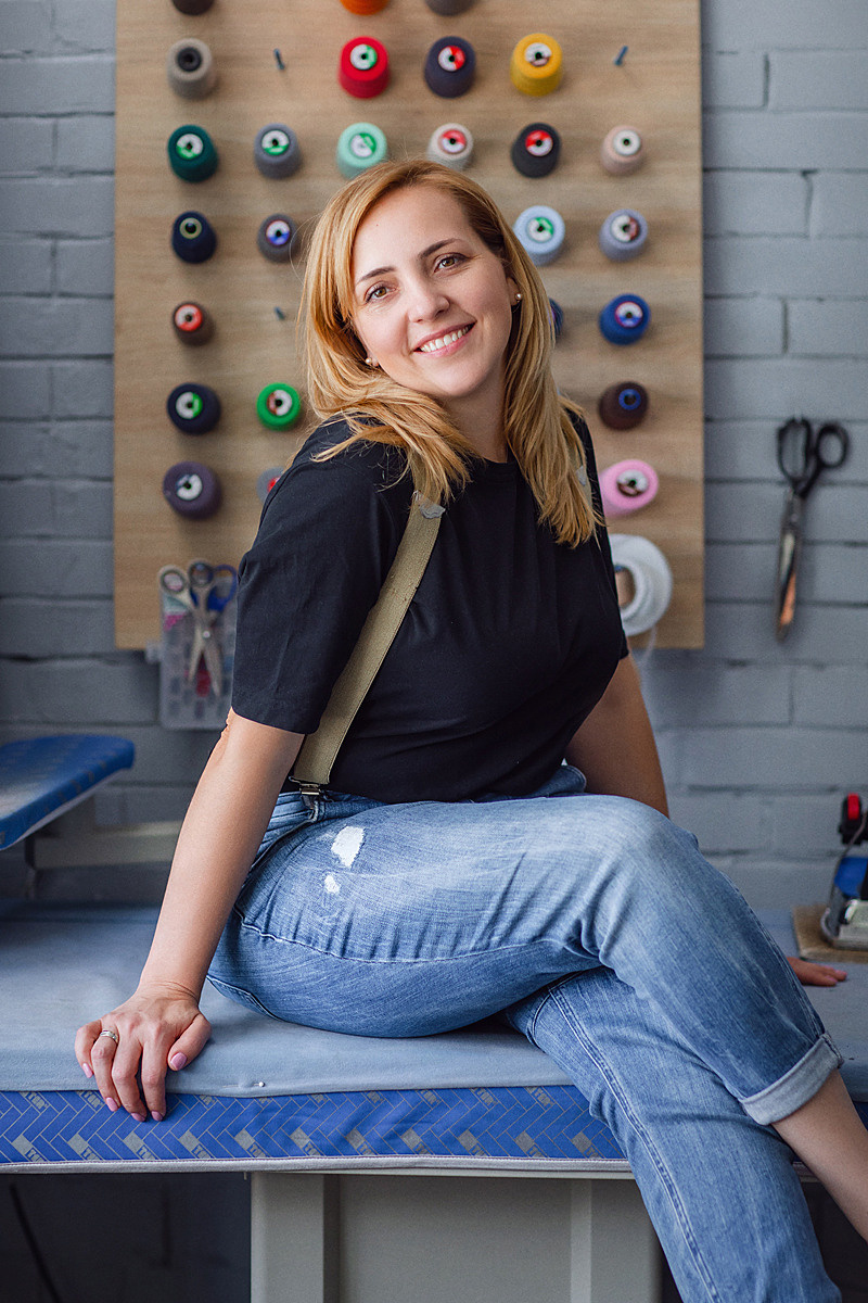 Shooting for the sewing studio. Art photographer in Amsterdam, the Netherlands Irina Dzhul