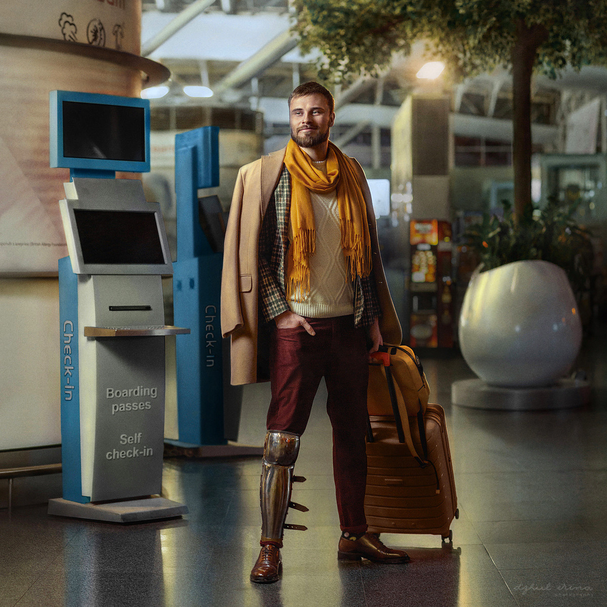 Photo project “Caballero” for NATALI magazine with celebrity. Art photographer in Amsterdam, the Netherlands Irina Dzhul