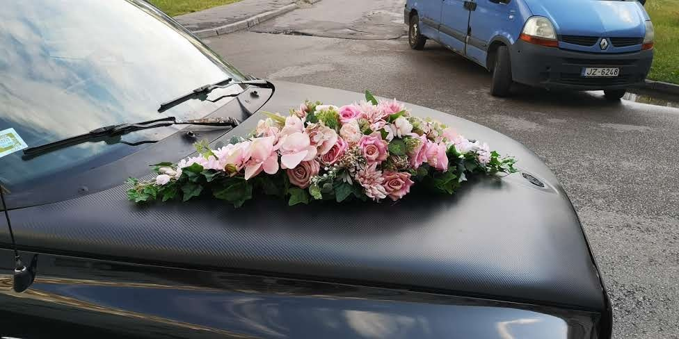 Auto dekors. Event design, decoration, floristry, gift, Irina Novika, Riga, Latvia