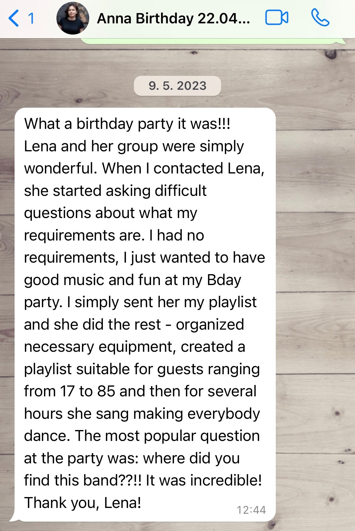 Отзывы. Ведущая Москва Елена Чайка