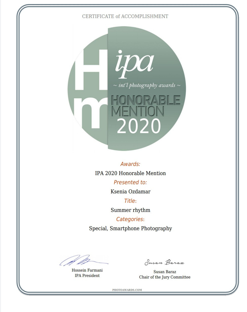 AWARDS. Consultation on printing in various magazines, illustrations for books