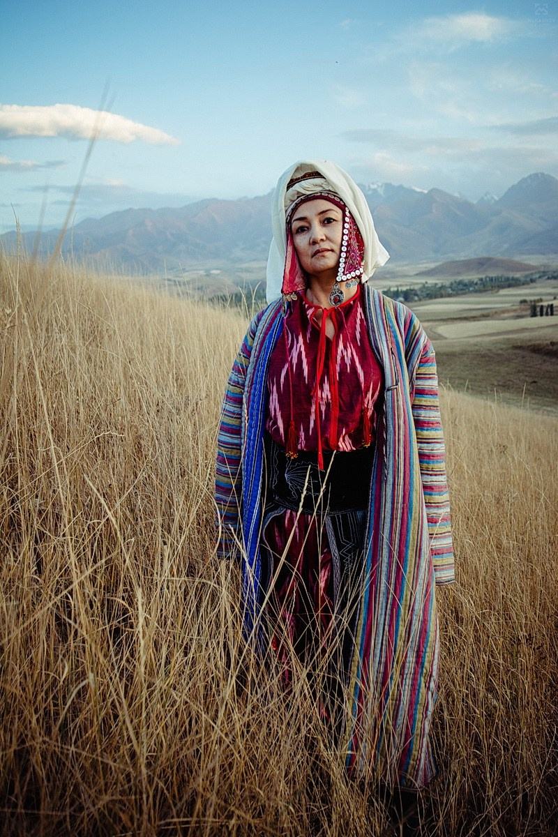 Необычная фотосессия в стиле этно. Фотограф в Бишкеке