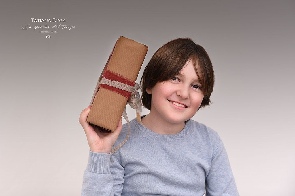 Mini sessioni «Cartolina di Natale». Lo specchio del tempo photography