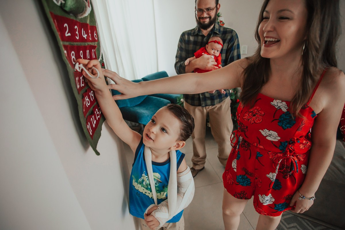Ensaio de Natal - Família Silva Marcuz. Fotógrafa de Eventos em São Paulo e Sorocaba Kika Damasceno
