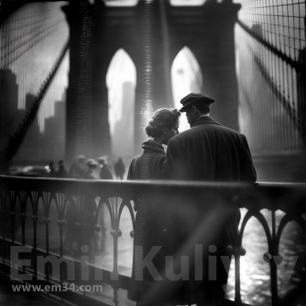 Welcome to New York 1950s (created in the program MIdjourney AI). Emin Kuliyev — Award-Winning Wedding Photojournalist NYC & USA | Best Wedding Photographer Known for Candid, Timeless Moments