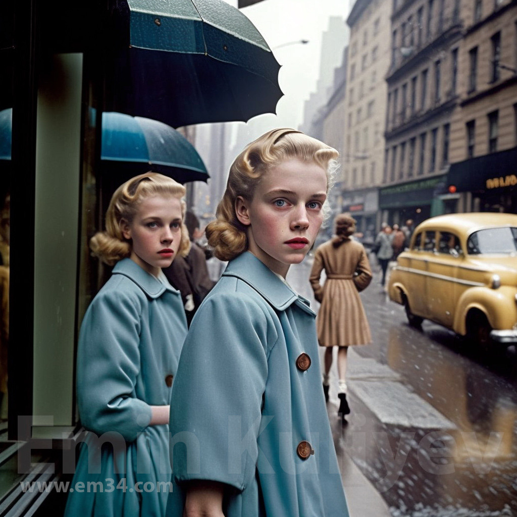 Welcome to New York 1950s (created in the program MIdjourney AI). Emin Kuliyev — Award-Winning Wedding Photojournalist NYC & USA | Best Wedding Photographer Known for Candid, Timeless Moments