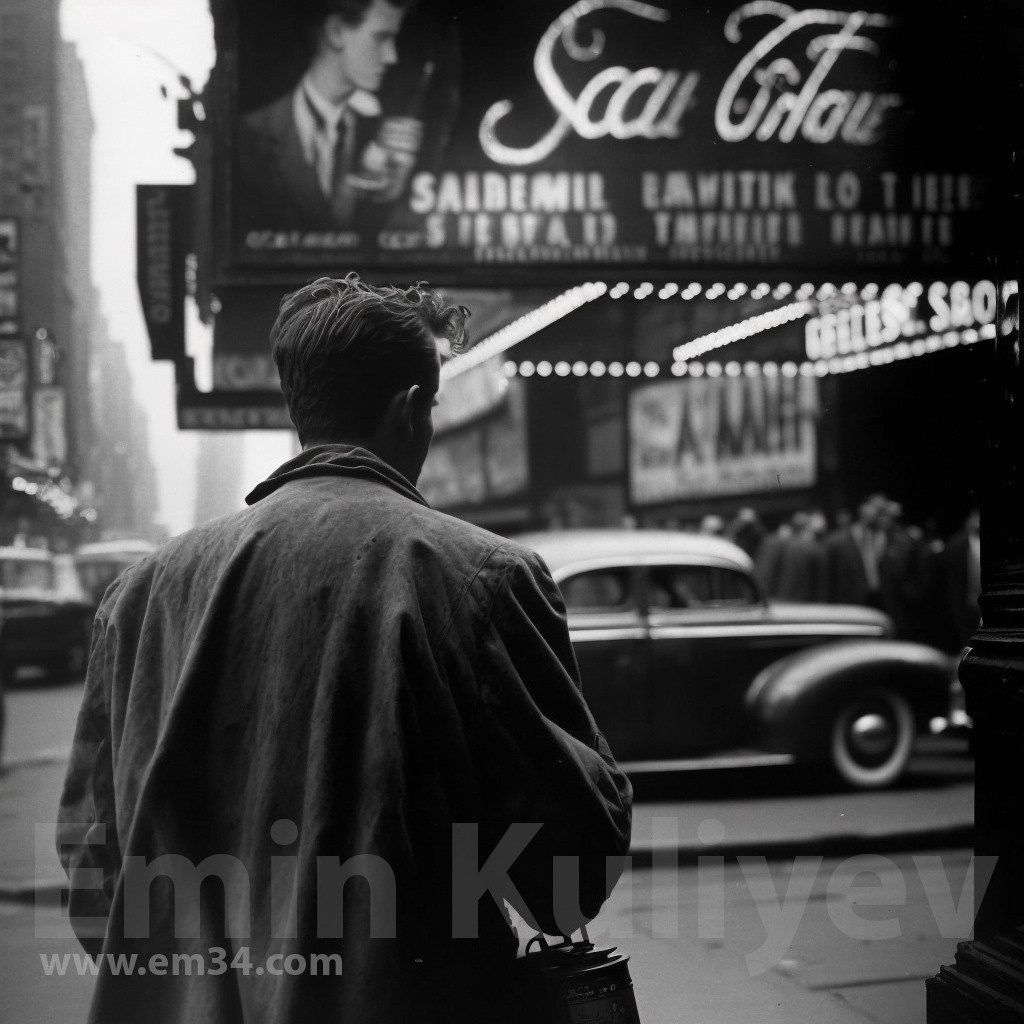 Welcome to New York 1950s (created in the program MIdjourney AI). Emin Kuliyev — Award-Winning Wedding Photojournalist NYC & USA | Best Wedding Photographer Known for Candid, Timeless Moments