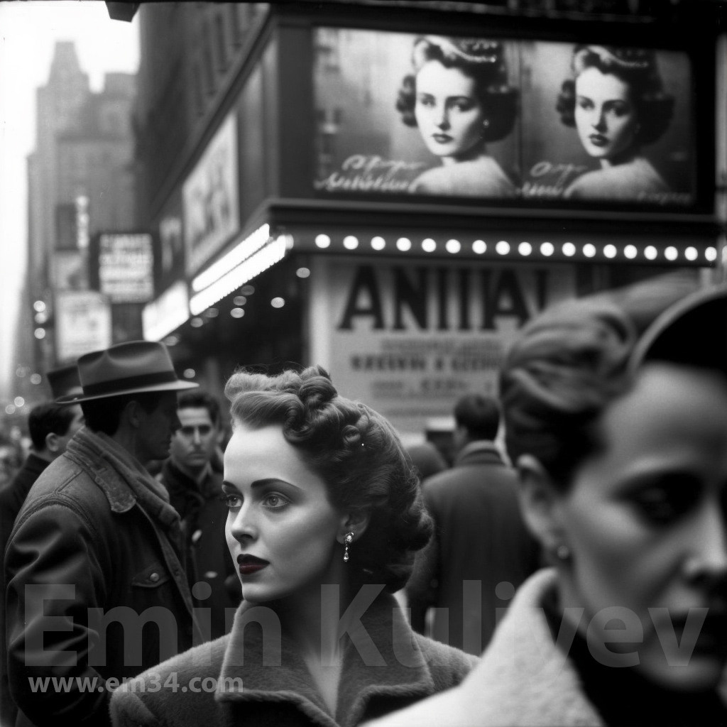 Welcome to New York 1950s (created in the program MIdjourney AI). Emin Kuliyev — Award-Winning Wedding Photojournalist NYC & USA | Best Wedding Photographer Known for Candid, Timeless Moments