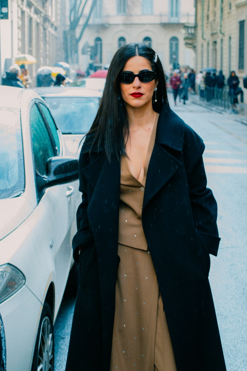 Street style in Milan. Milano Fashion Week