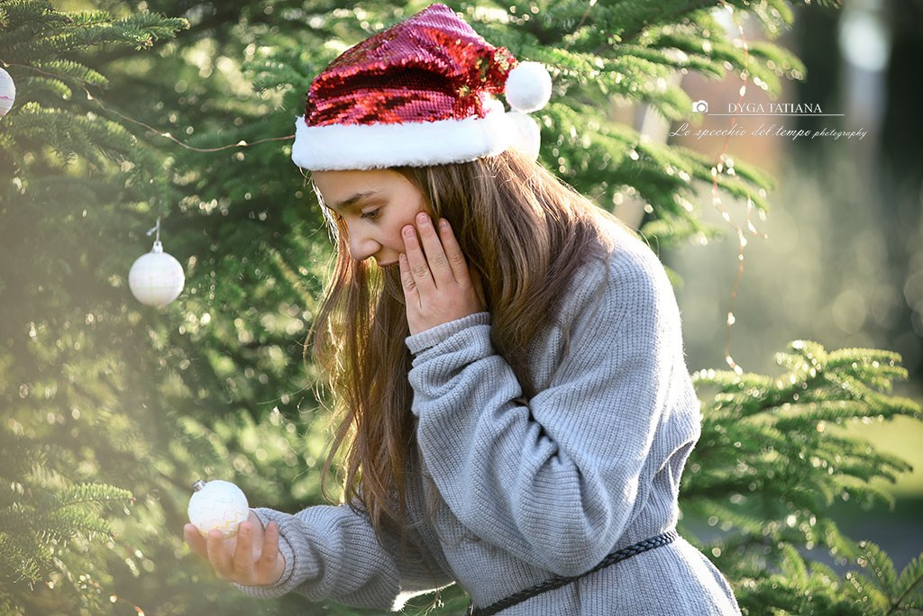 Mini sessioni «Cartolina di Natale». Lo specchio del tempo photography