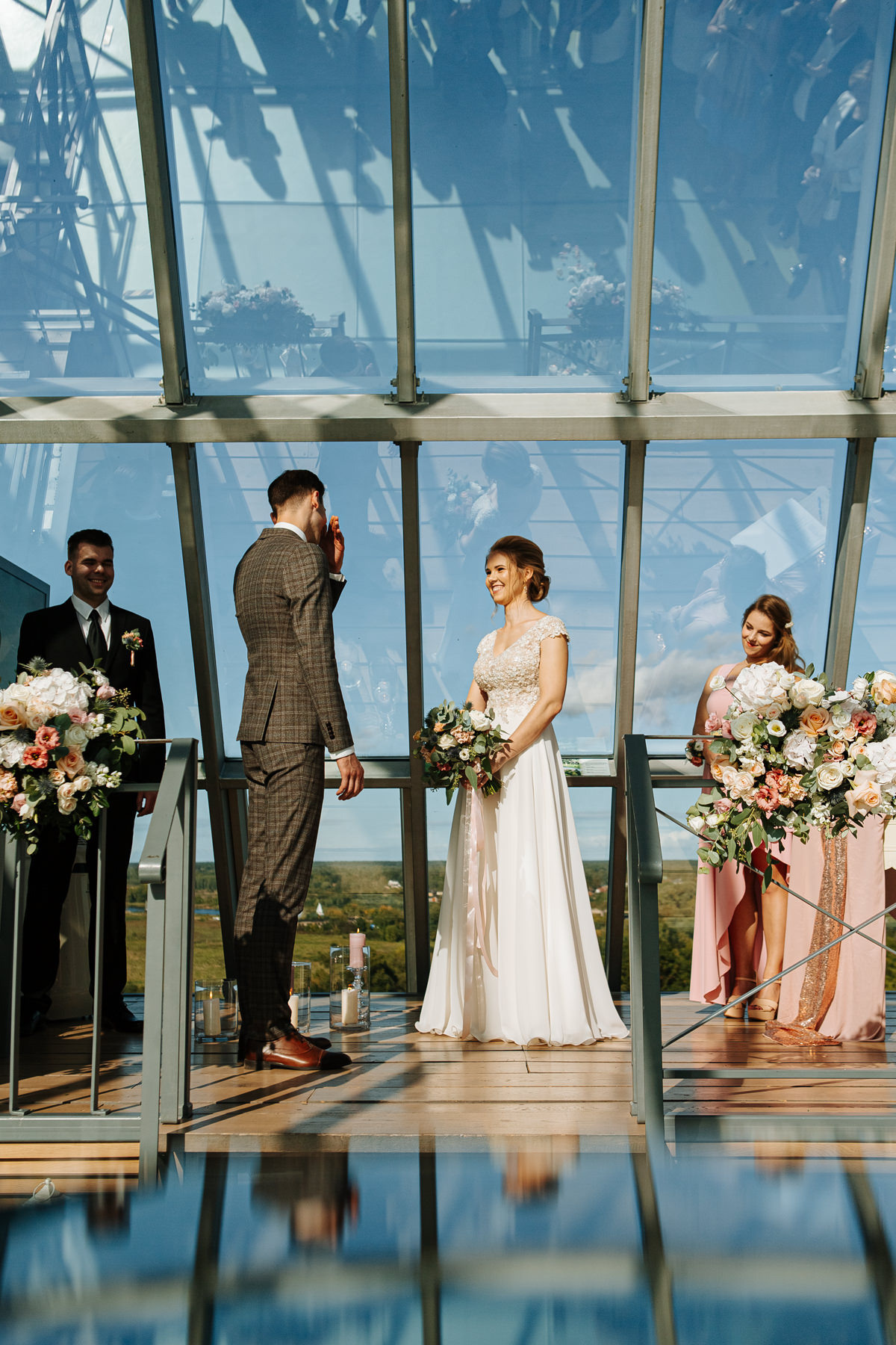 Kāzu rīts Ķīpsalā un ceremonija Jelgavas tornī