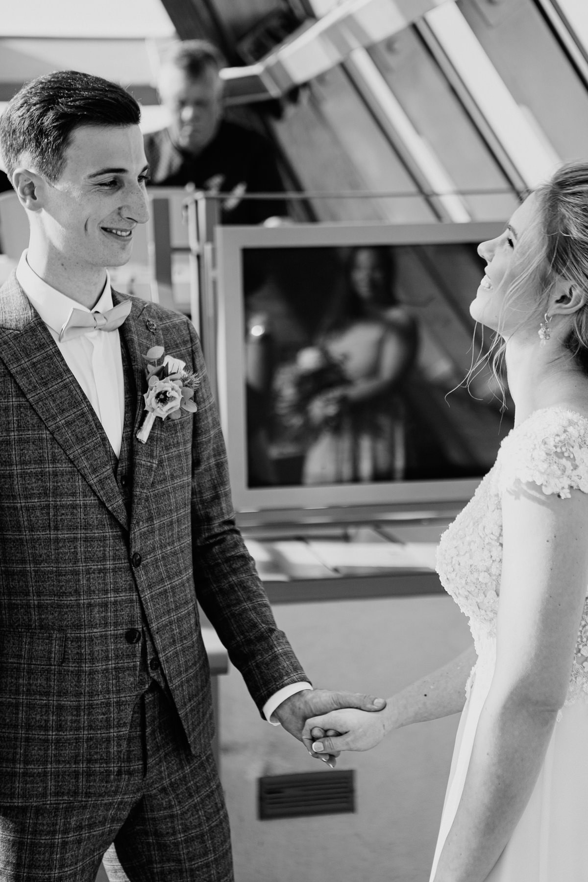 Kāzu rīts Ķīpsalā un ceremonija Jelgavas tornī