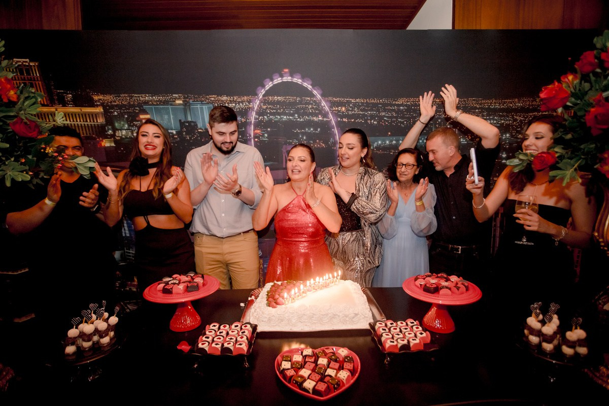 Ednéia - Aniversário Las Vegas. Fotógrafa de Eventos em São Paulo e Sorocaba Kika Damasceno