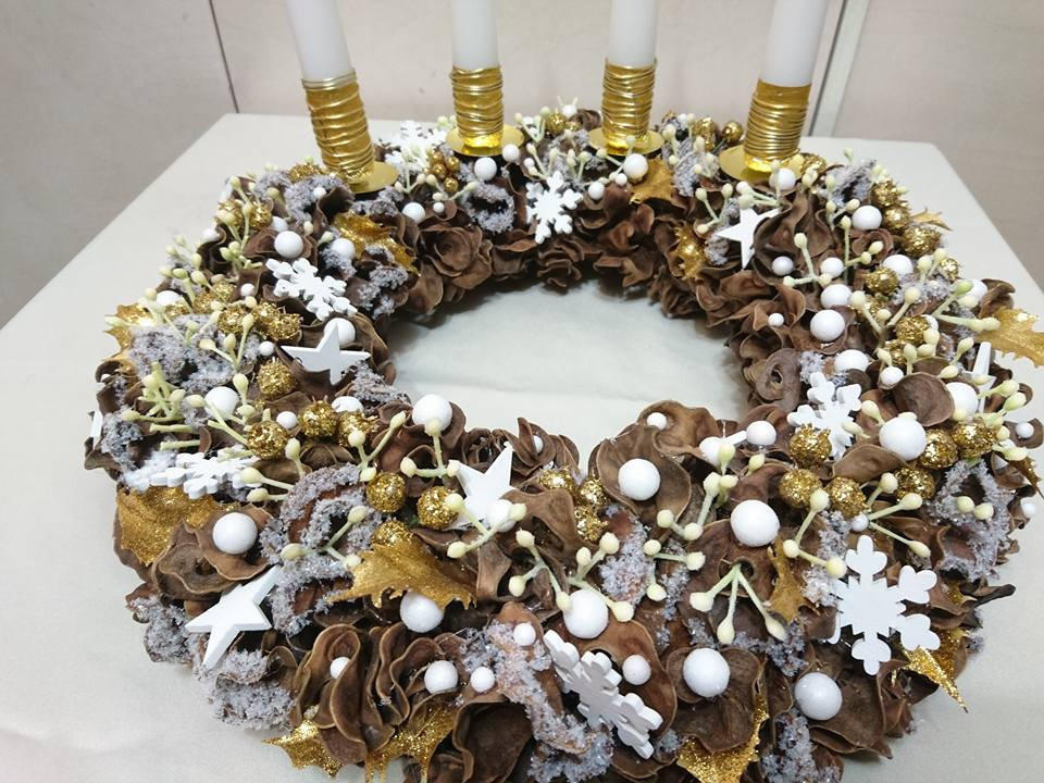 Adventes vainadziņi. Event design, decoration, floristry, gift, Irina Novika, Riga, Latvia