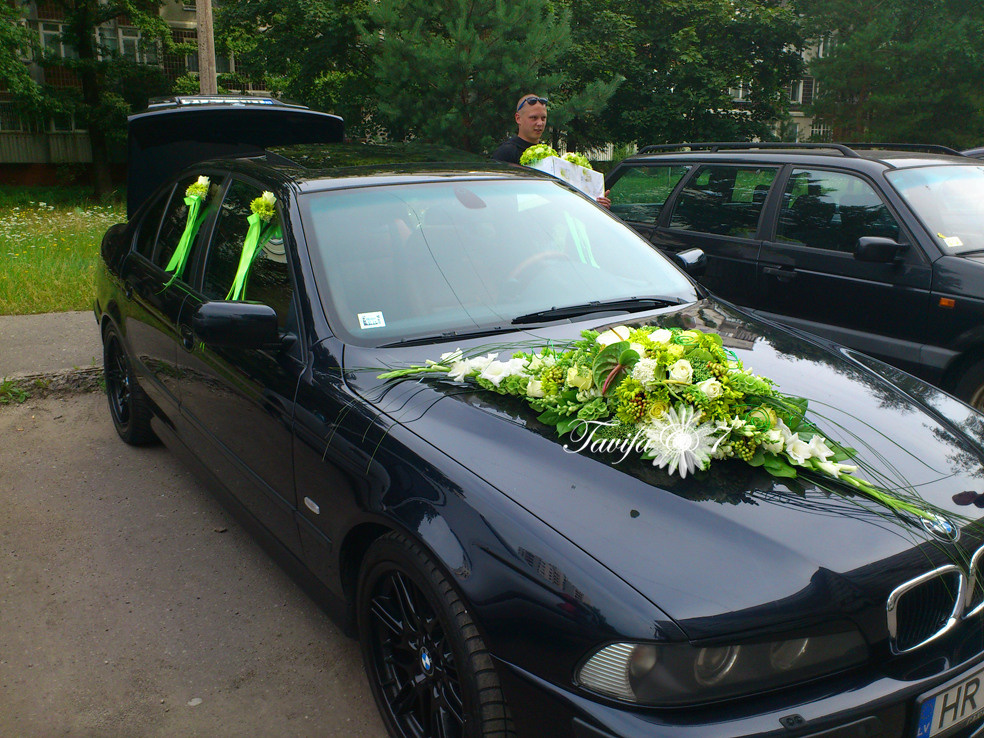 Auto dekors. Event design, decoration, floristry, gift, Irina Novika, Riga, Latvia
