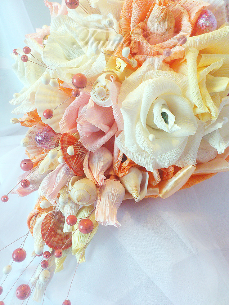 Конфетный рог изобиля  - подарок на коралловую свадьбу