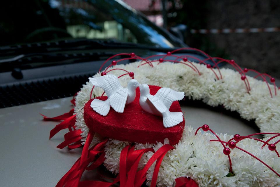 Auto dekors. Event design, decoration, floristry, gift, Irina Novika, Riga, Latvia