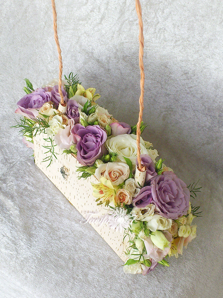 Puķu somiņas. Event design, decoration, floristry, gift, Irina Novika, Riga, Latvia