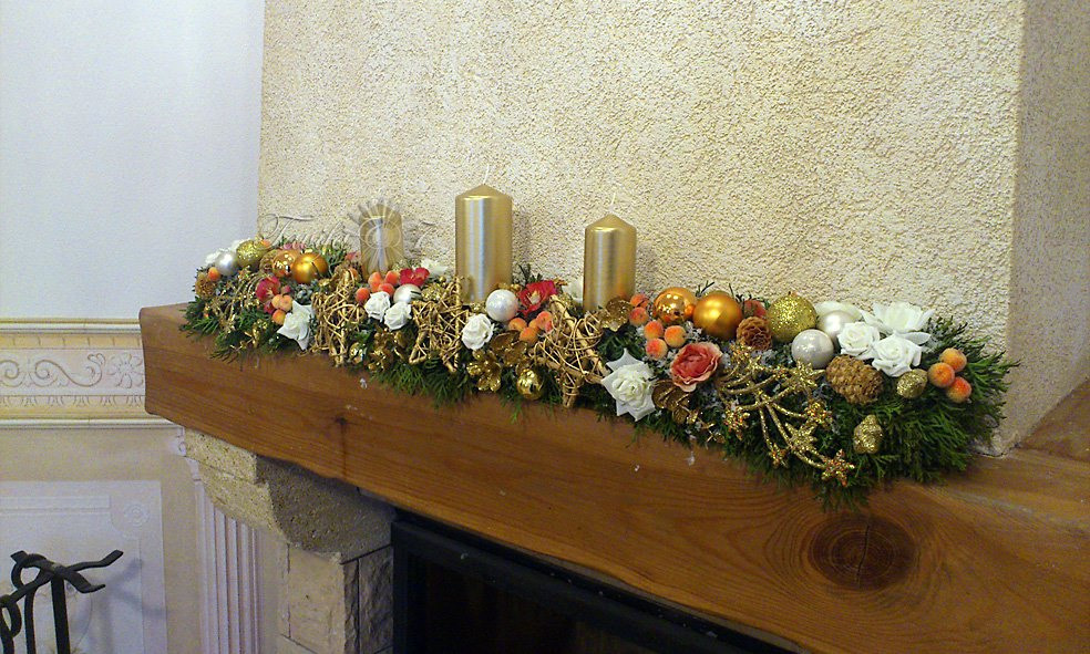 Ziemassvētku floristika. Event design, decoration, floristry, gift, Irina Novika, Riga, Latvia