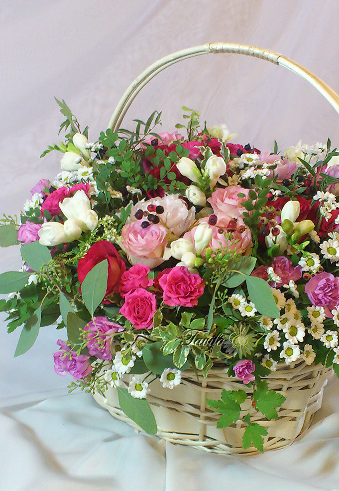 Puķu grozi. Event design, decoration, floristry, gift, Irina Novika, Riga, Latvia