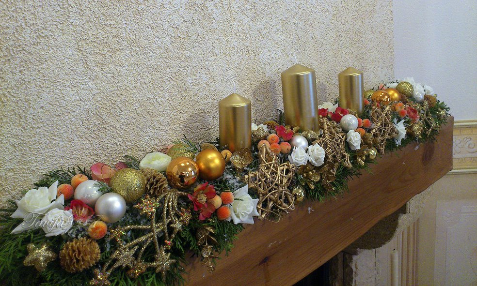 Ziemassvētku floristika. Event design, decoration, floristry, gift, Irina Novika, Riga, Latvia