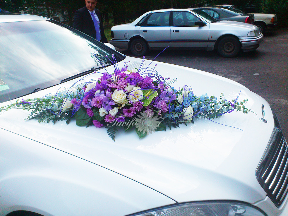 Auto dekors. Event design, decoration, floristry, gift, Irina Novika, Riga, Latvia