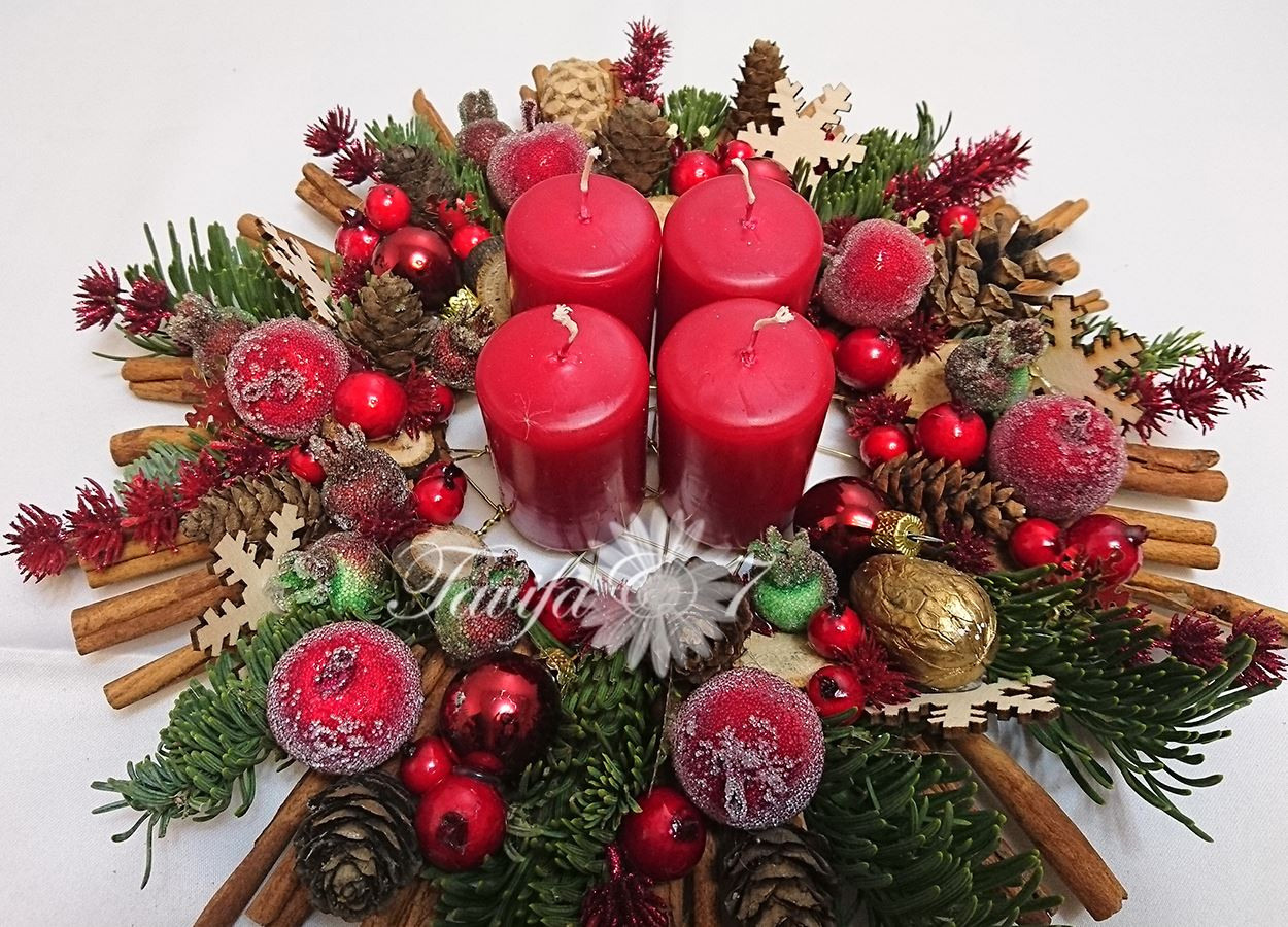 Adventes vainadziņi. Event design, decoration, floristry, gift, Irina Novika, Riga, Latvia