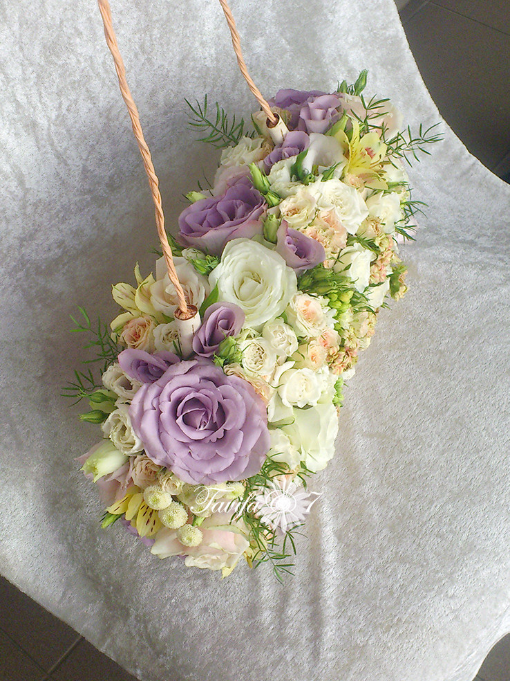 Puķu somiņas. Event design, decoration, floristry, gift, Irina Novika, Riga, Latvia