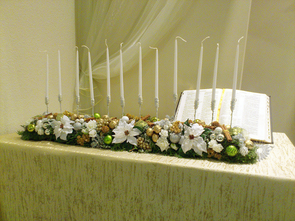 Ziemassvētku floristika. Event design, decoration, floristry, gift, Irina Novika, Riga, Latvia