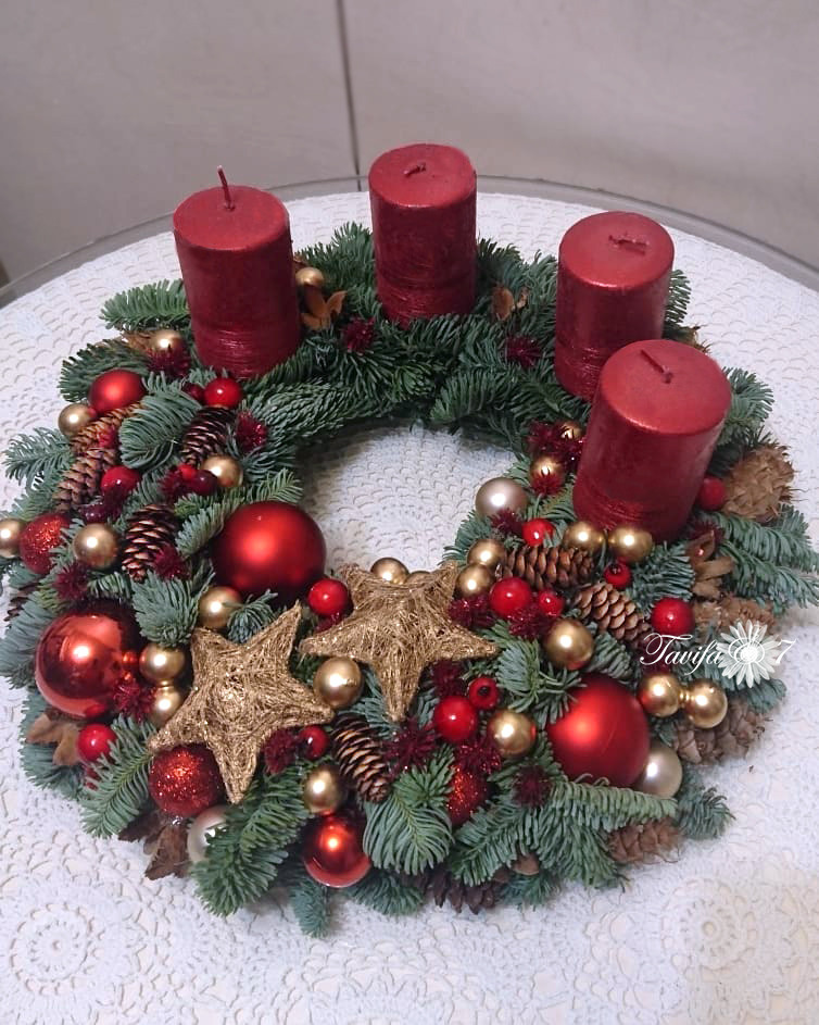 Adventes vainadziņi. Event design, decoration, floristry, gift, Irina Novika, Riga, Latvia