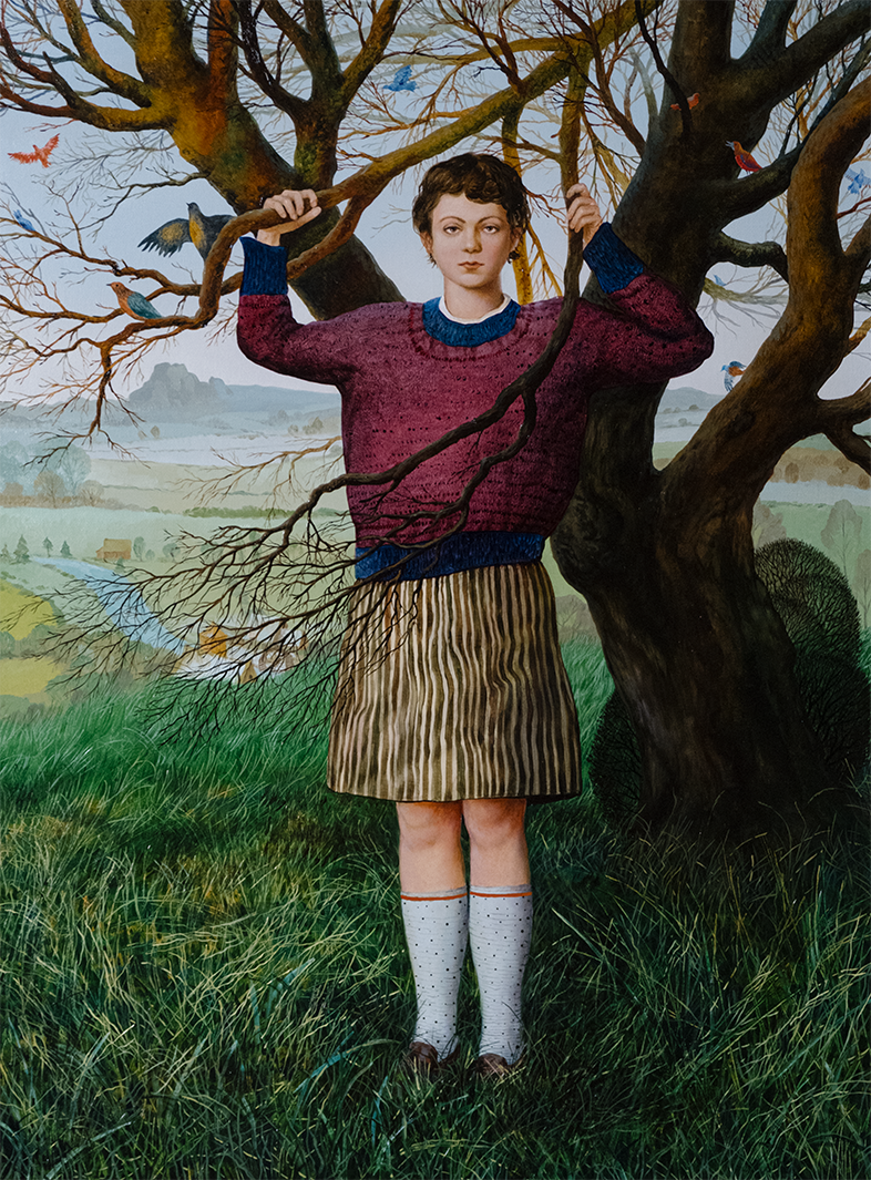 The Girl and the Birds. ELEN BEZHEN