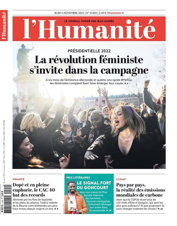 L'Humanité, 4 novembre 2021