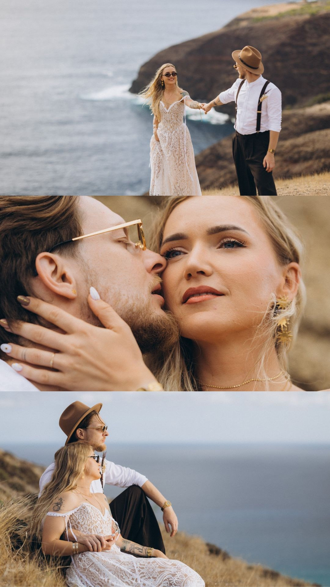A glimpse into the intimate wedding photography experience on Porto Santo island.