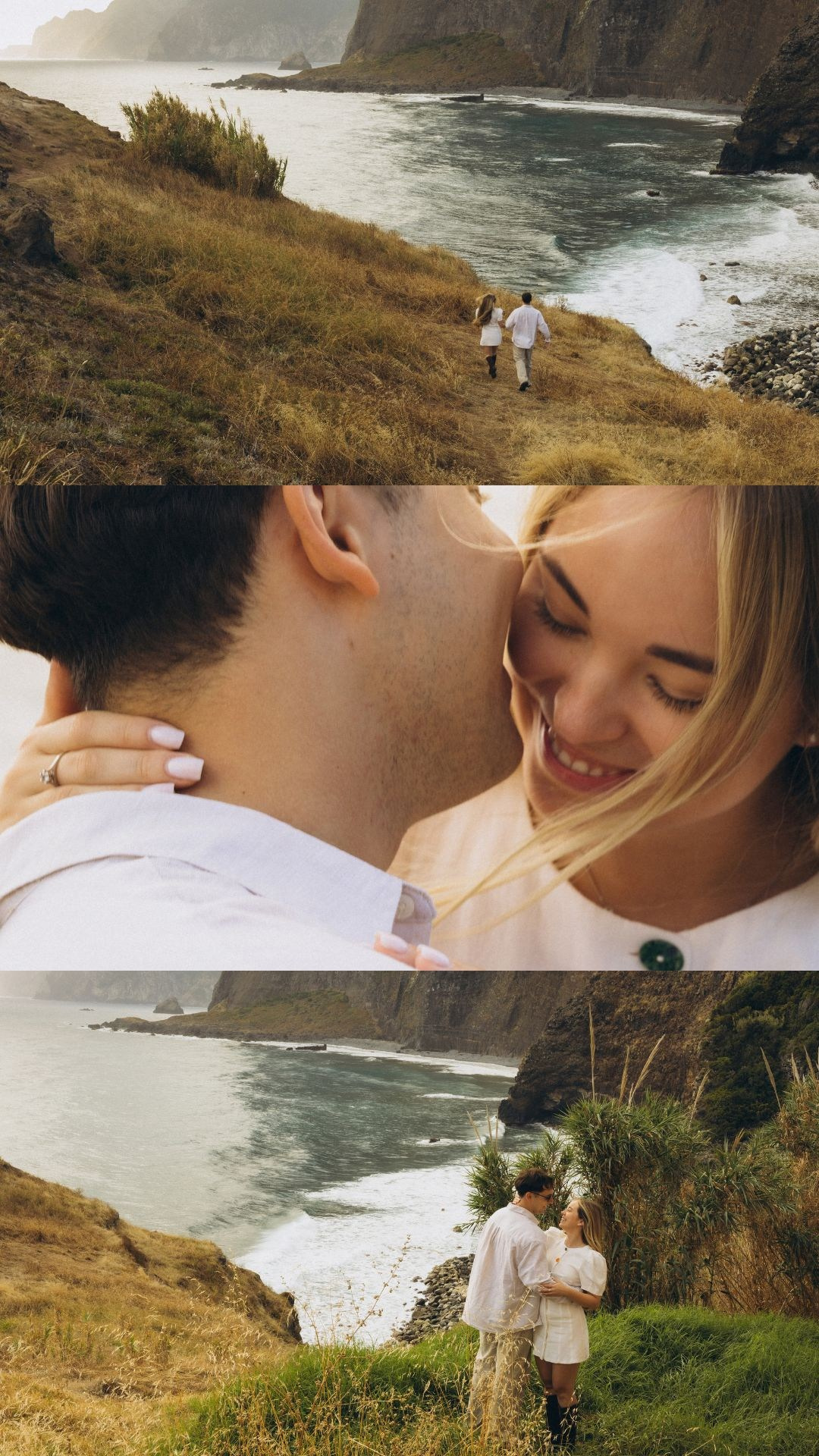 Collection of love story moments overlooking the Atlantic Ocean in Madeira