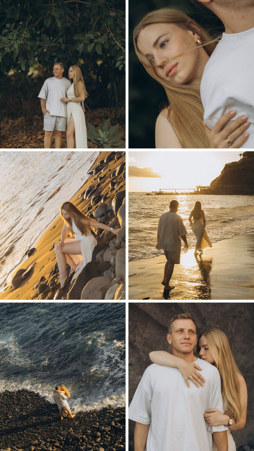 omantic sunset couple photography highlights from Formosa Beach.