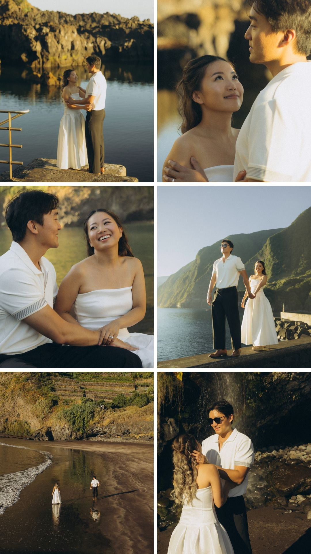 Cinematic honeymoon photography highlights from Seixal Beach and Fanal Forest.