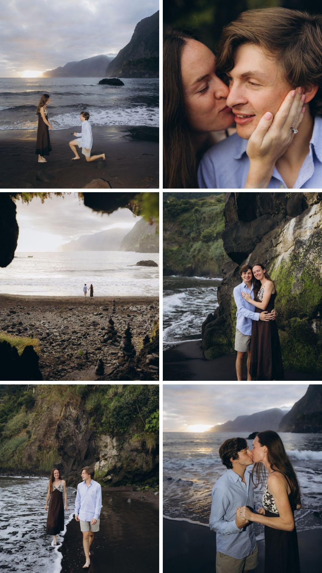 Romantic proposal and engagement highlights captured across Madeira.