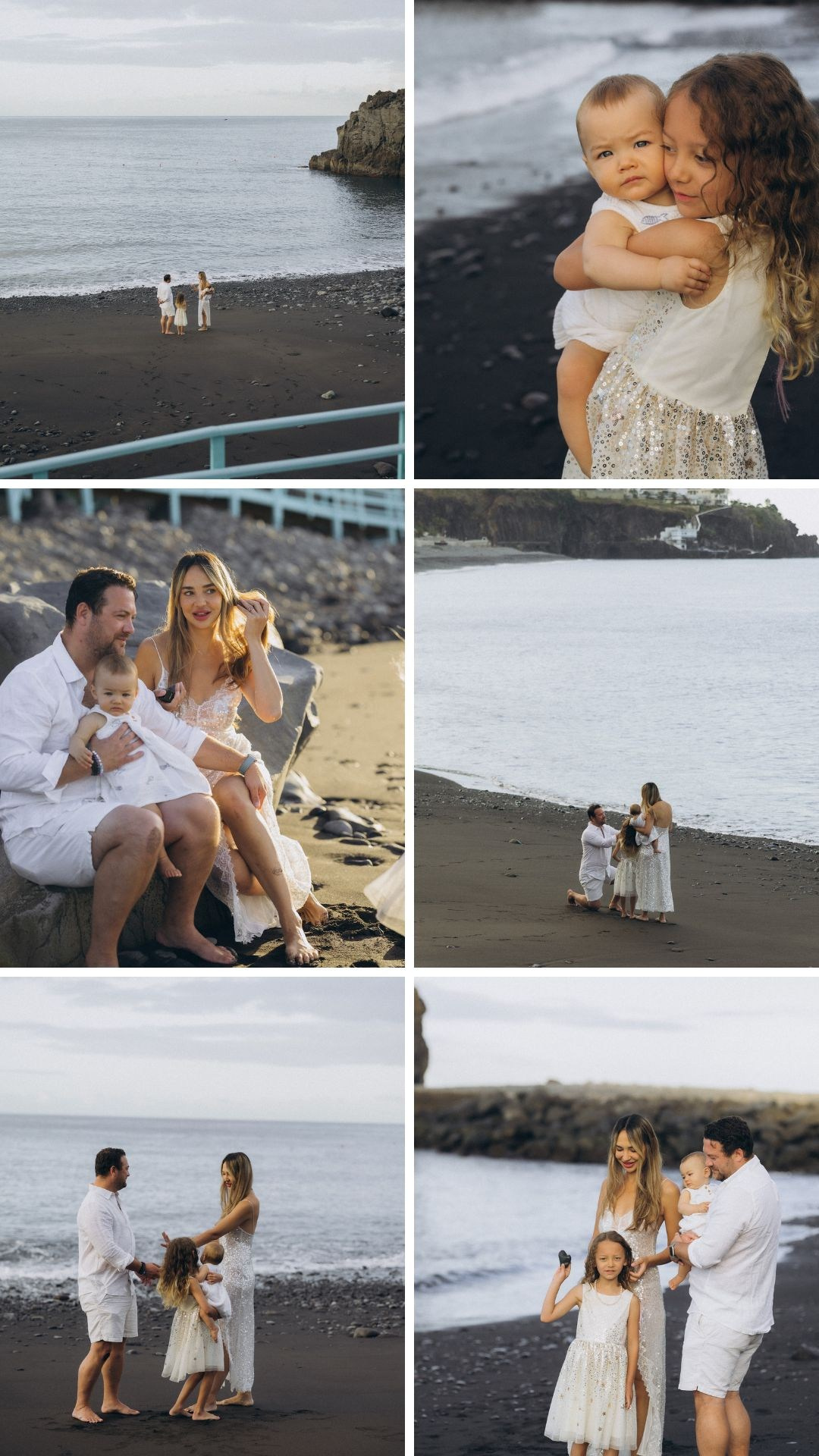 Family sunrise photoshoot at Formosa beach. Fotógrafa na Madeira para casais, pedidos de casamento, elopements e casamentos íntimos | Tatiana
