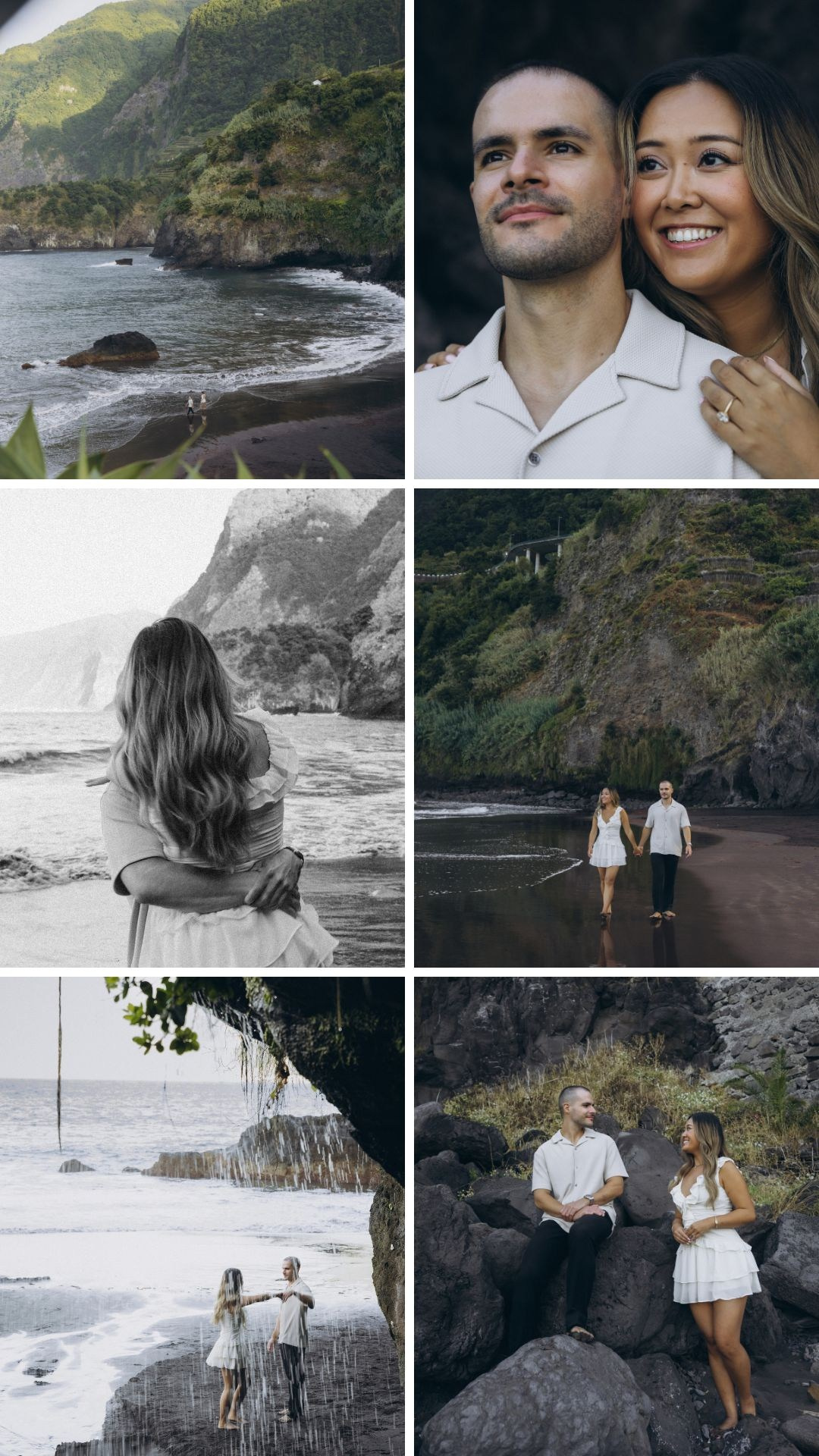 Collection of surprise proposal moments at São Cristóvão followed by an engagement session at Seixal Beach.