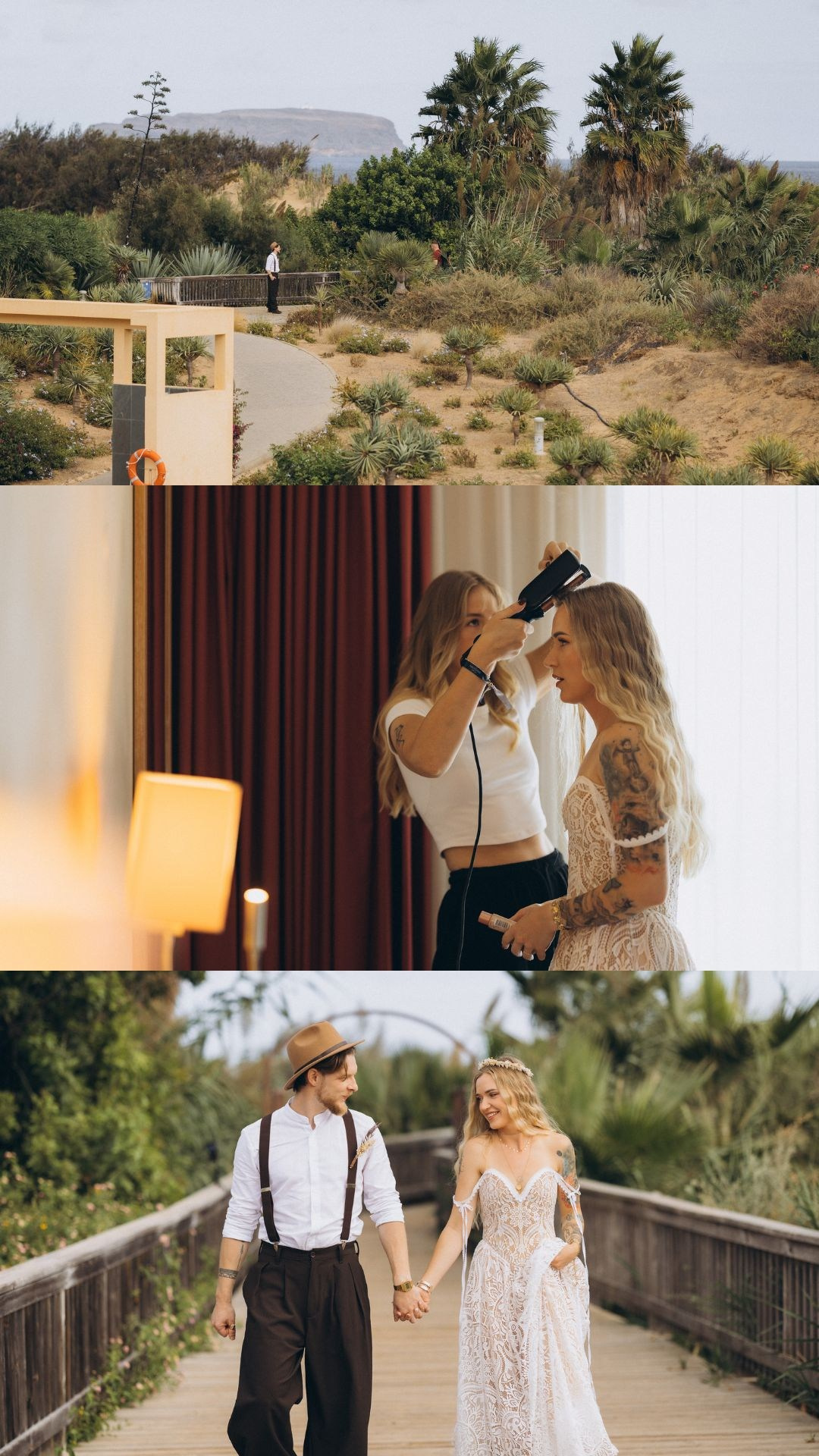 Intimate wedding photoshoot preview in Porto Santo, Madeira
