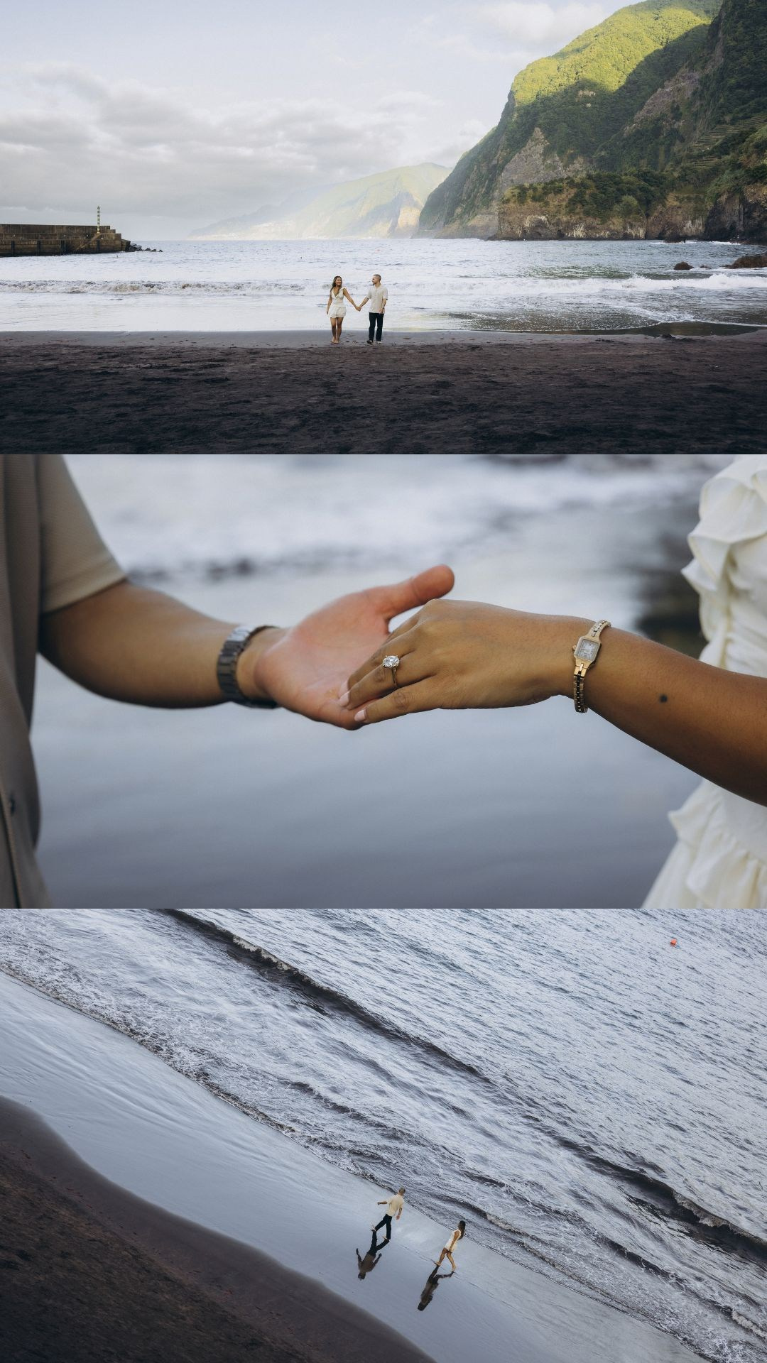 Collection of surprise proposal moments at São Cristóvão followed by an engagement session at Seixal Beach.