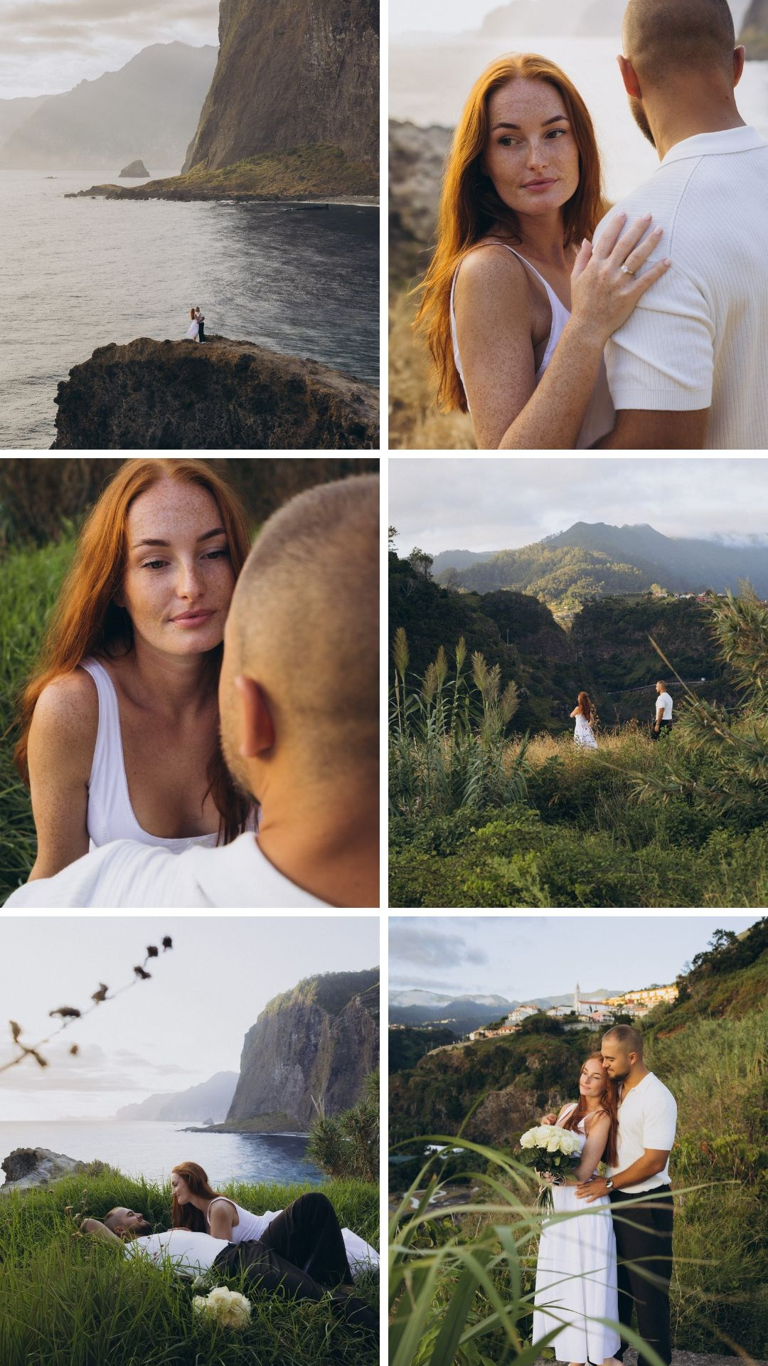 Cinematic proposal photoshoot at Miradouro do Guindaste.