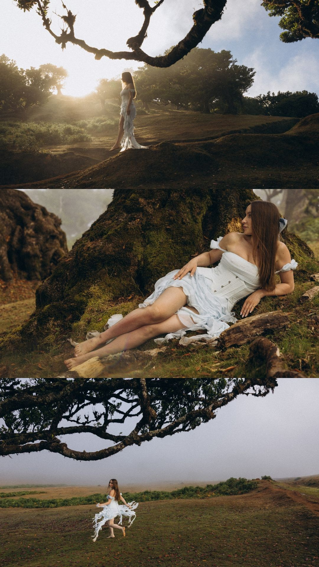 Solo Photoshoot in Fanal Forest, Madeira | Cinematic Portrait Photography. Fotógrafa na Madeira para casais, pedidos de casamento, elopements e casamentos íntimos | Tatiana