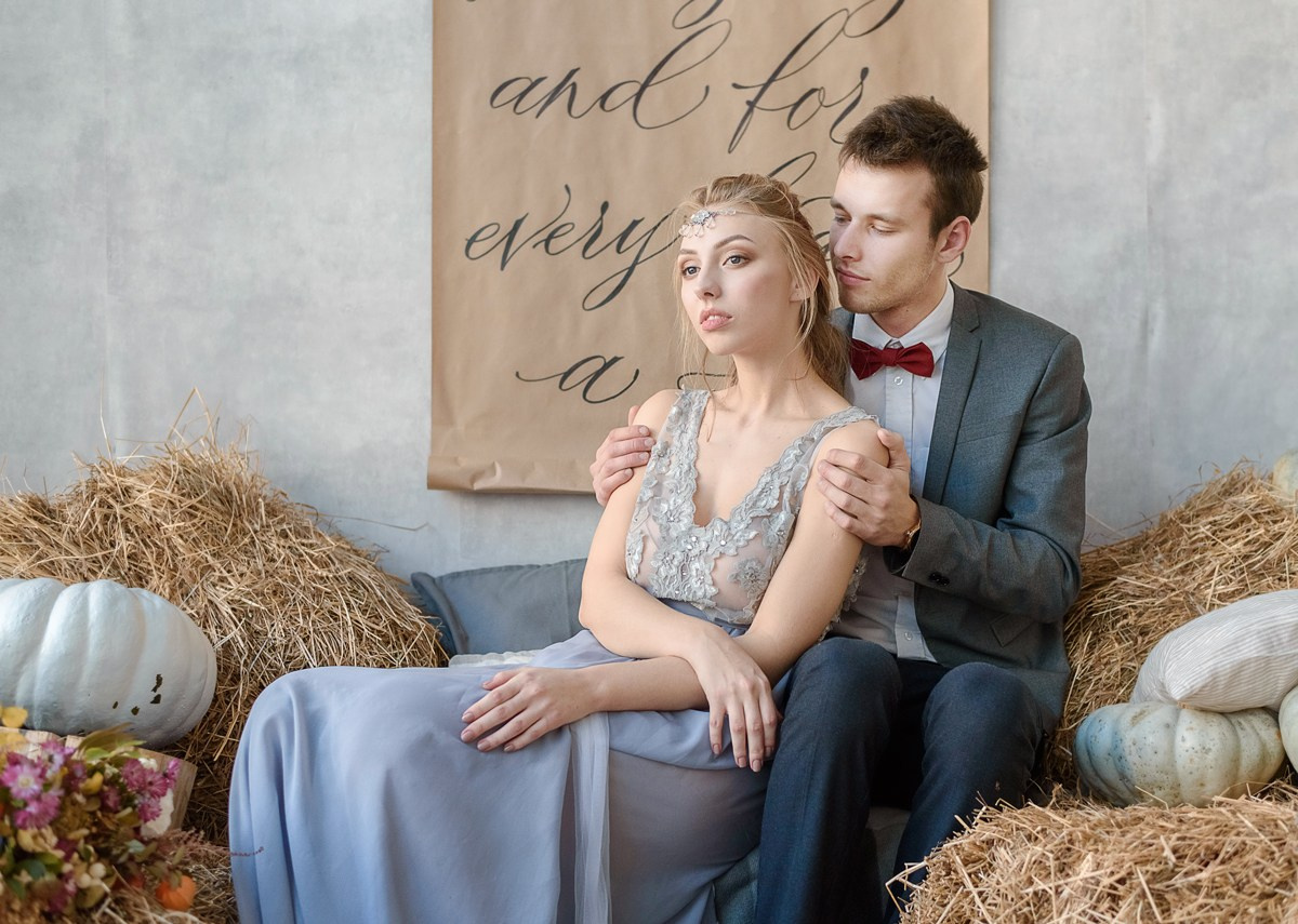 Свадебная фотосессия в студии. Семейный фотограф и фотограф новорожденных в Вильнюсе Ирина Беленкевич