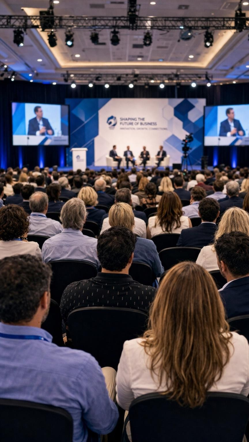 corporate event audience conference presentation Plovdiv