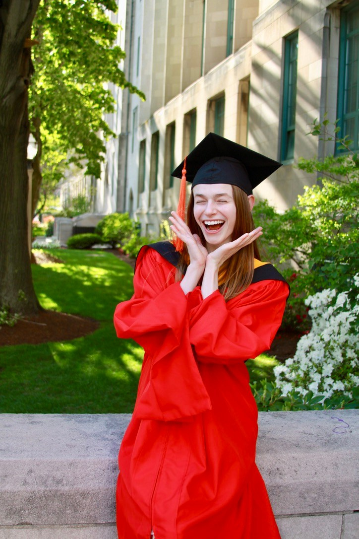 Masters graduation with Rach. Kelly Sang, graduation and portrait photographer in Boston