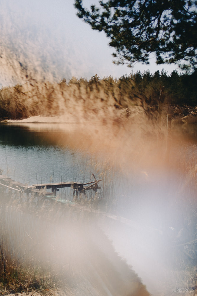 Pāra fotosesija karjerā pavasara agrumā